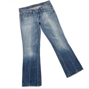 7 for all mankind Bootcut Distressed Jeans 30 x 31